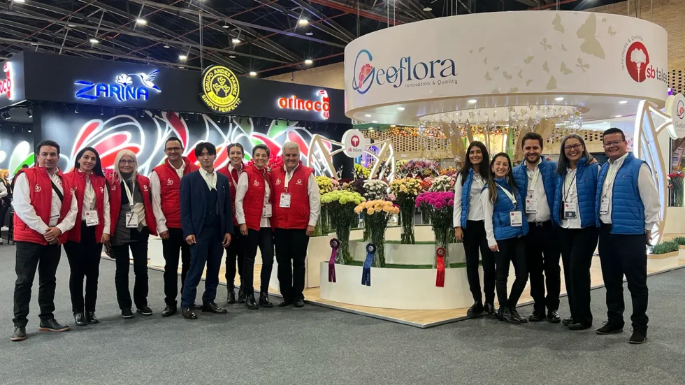 SB Talee participating in international floral industry events and gatherings.